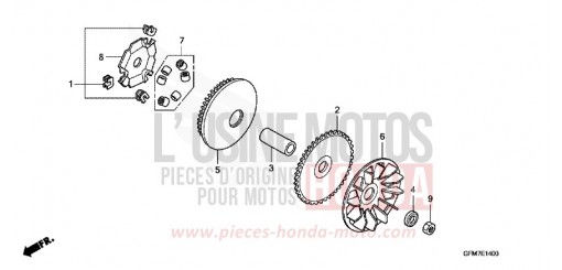 DRIVE FACE NHX110WHA de 2010